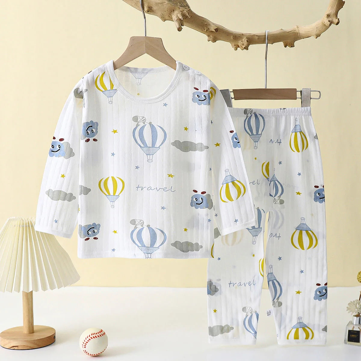 Soft Breathable Cotton Pyjamas Set