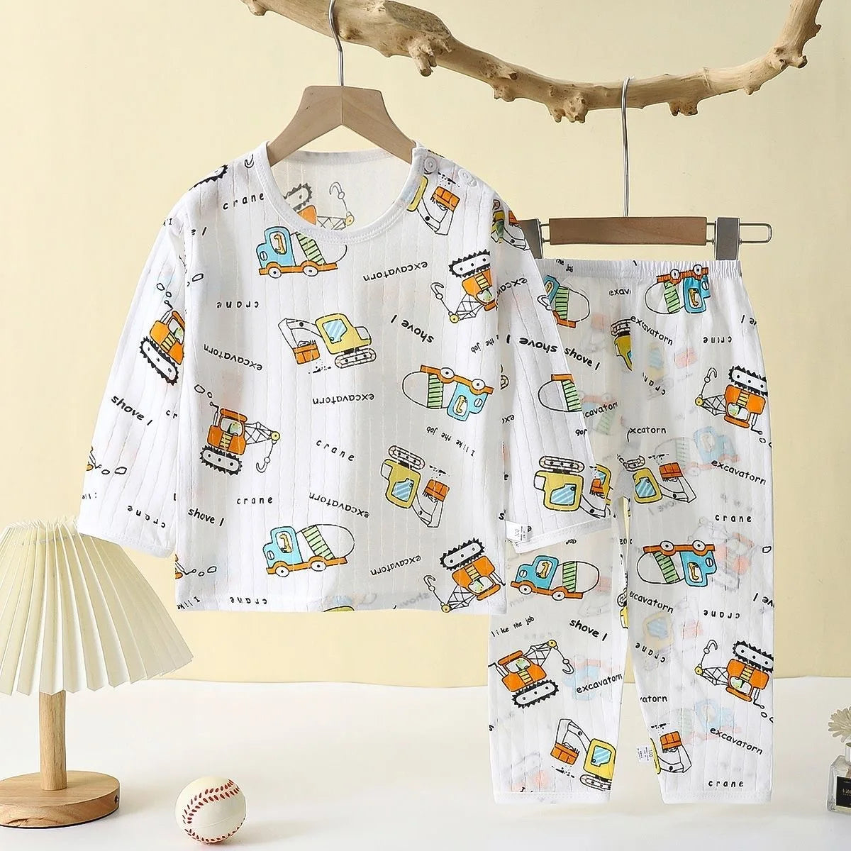 Soft Breathable Cotton Pyjamas Set