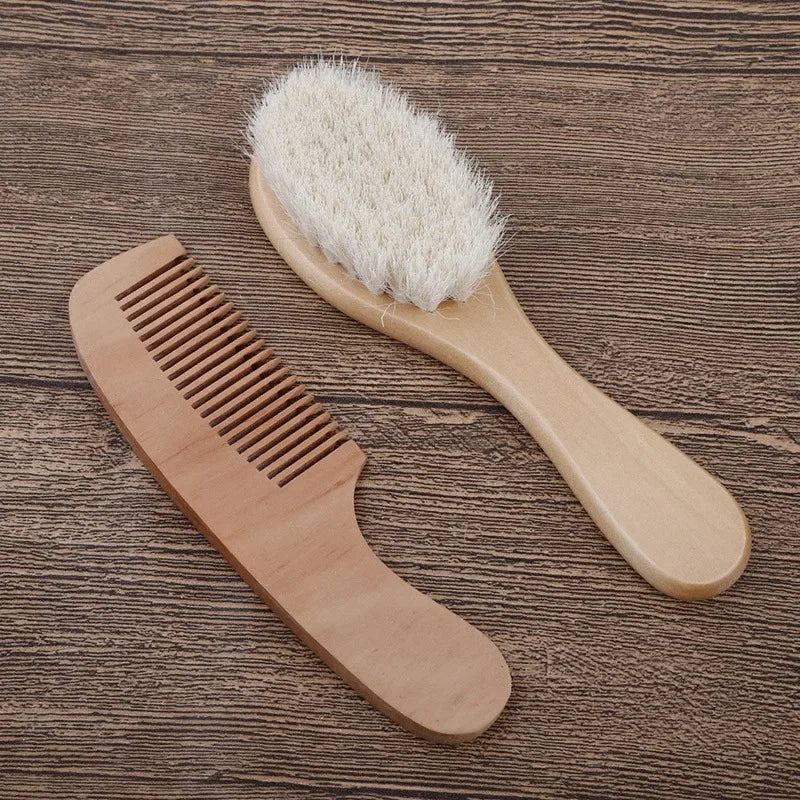 Baby Wooden Brush Set