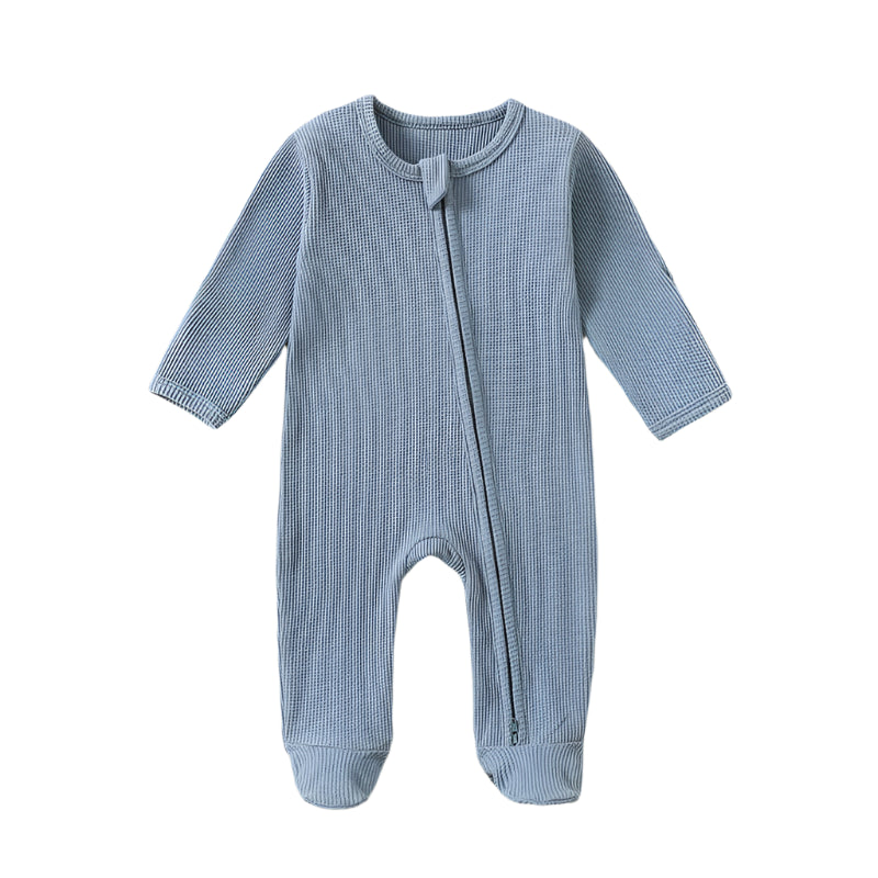 Organic Cotton Waffle Romper