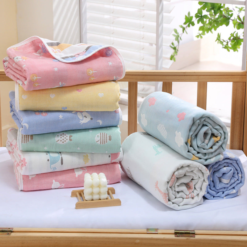 6-Layer Muslin Blanket - Airplane