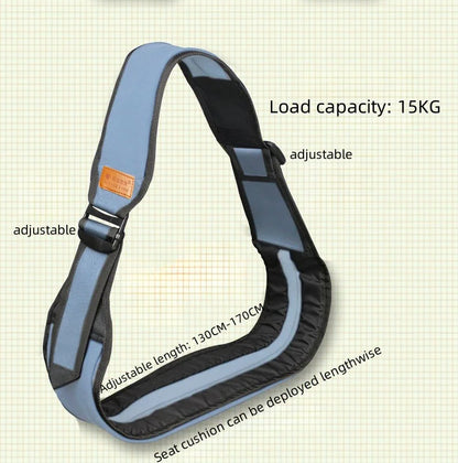 Baby carrying bag waist stool strap
