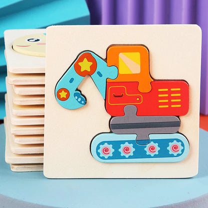 Kids Wooden 3D Puzzle