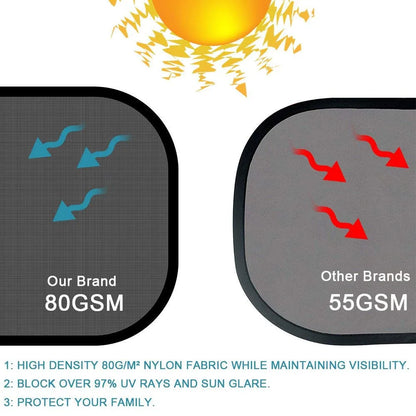 4PCS Car Window Sunshade Cover