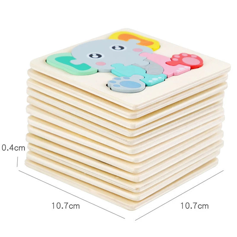 Kids Wooden 3D Puzzle
