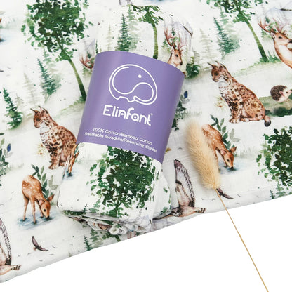 Bamboo Cotton Muslin Swaddle Blanket