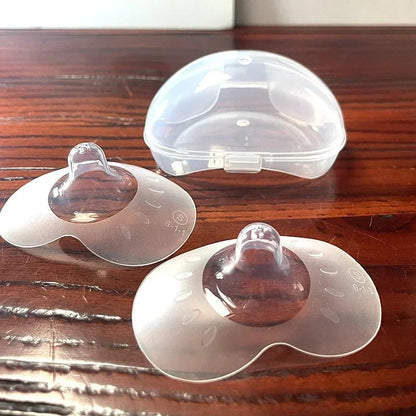 2Pcs Silicone Breastfeeding Nipple Protectors