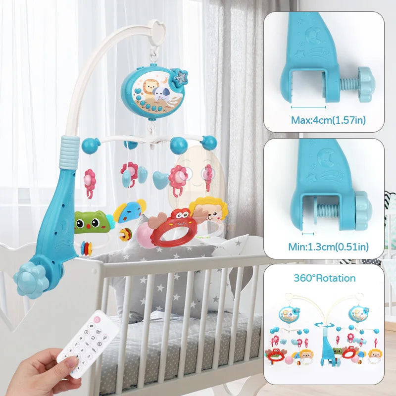Baby Crib Rattle w/ Remote Control