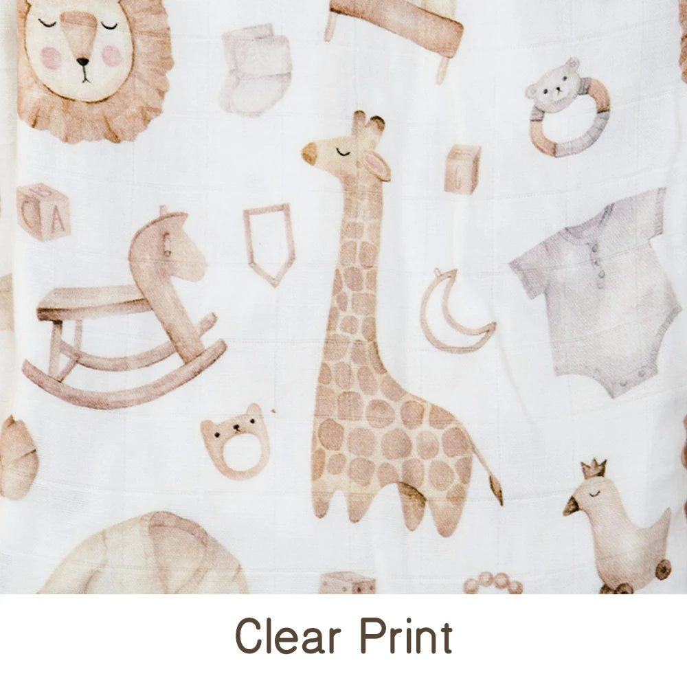 Bamboo Cotton Muslin Swaddle Blanket