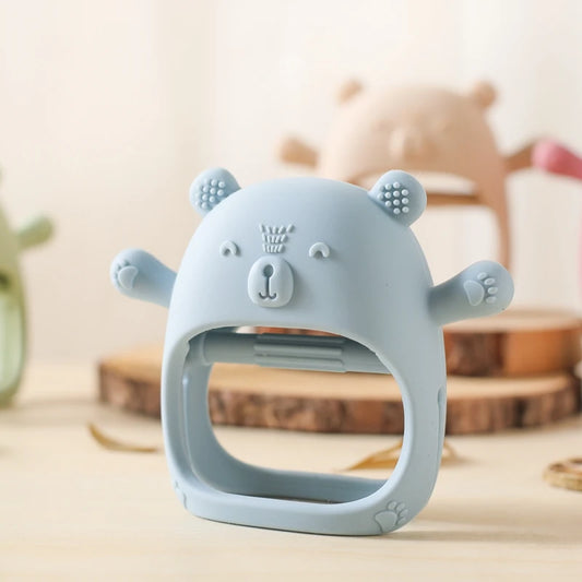 Silicone Baby Teether Gloves/Telephone  BPA Free