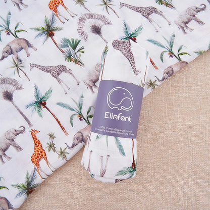 Bamboo Cotton Muslin Swaddle Blanket