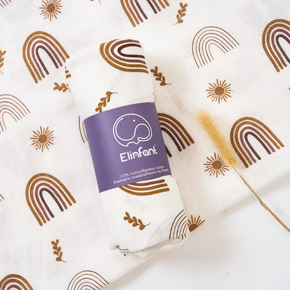 Bamboo Cotton Muslin Swaddle Blanket