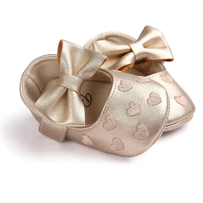 Baby Classic Bow-knot Heart Anti-slip