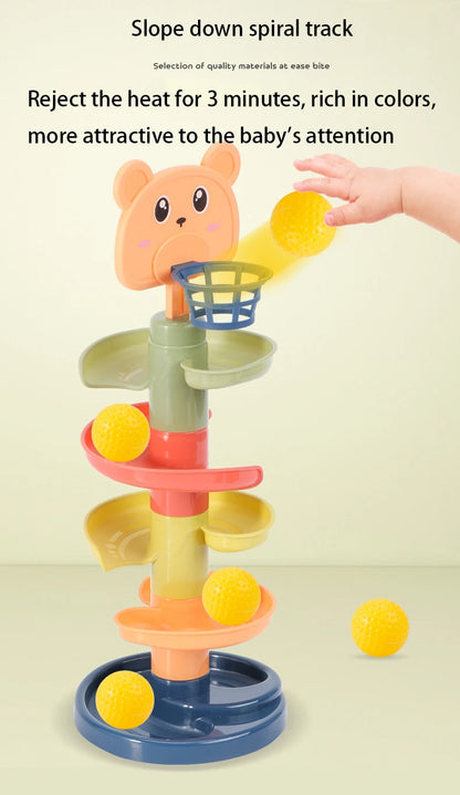 Montessori Baby Stacking Track