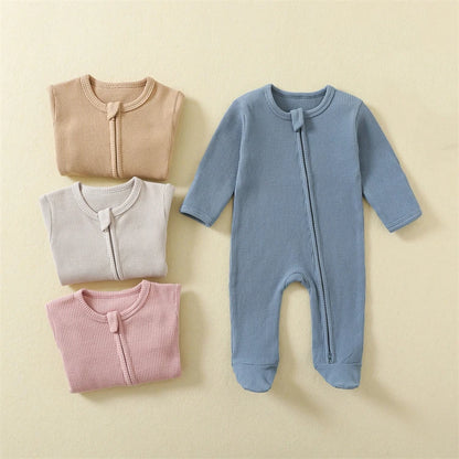 Organic Cotton Waffle Romper
