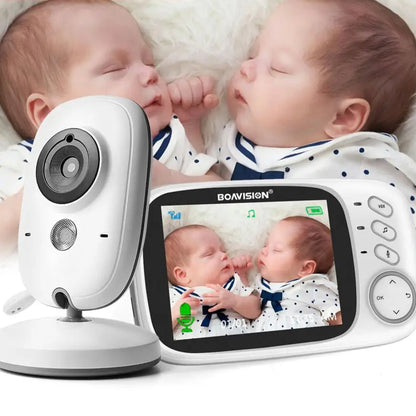 Video Baby Monitor 2.4G Wireless With 3.2 Inches LCD