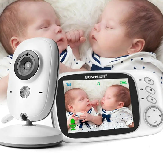 Video Baby Monitor 2.4G Wireless With 3.2 Inches LCD