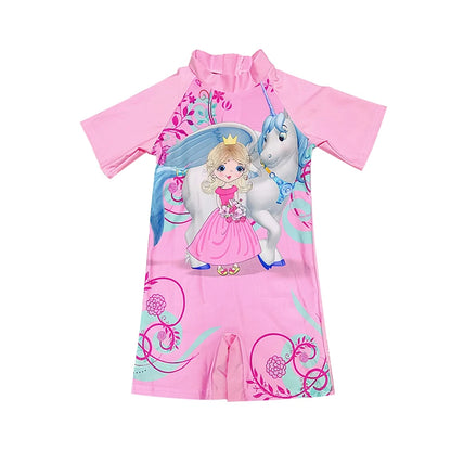 One-piece Swimsuit Short Sleeve