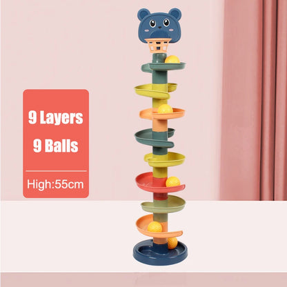 Montessori Baby Stacking Track