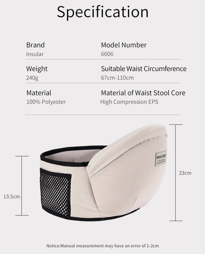 Baby Carrier Waist Stool