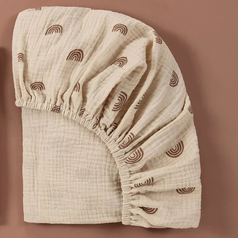 Muslin Cotton Fitted Sheet