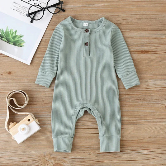 Unisex Baby Romper Playsuit Long Sleeve