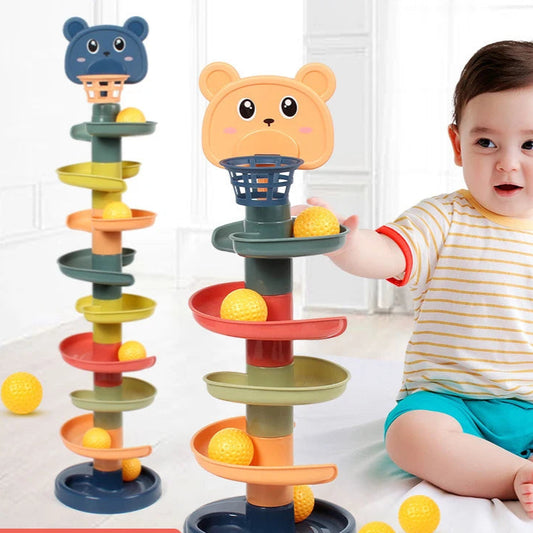 Montessori Baby Stacking Track