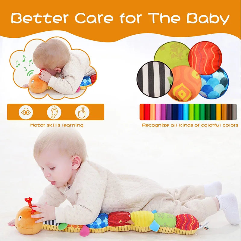 Baby Rattle Musical Caterpillar Worm