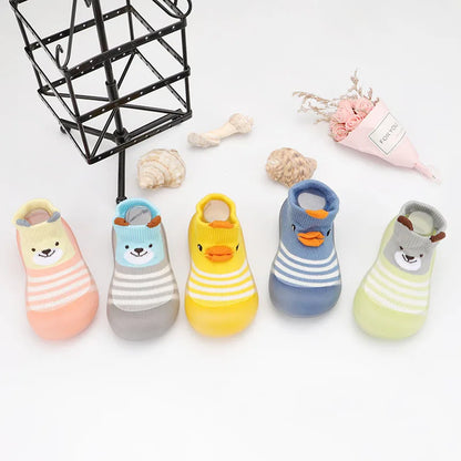 Animal Pattern Non-slip Silicone Baby Shoes
