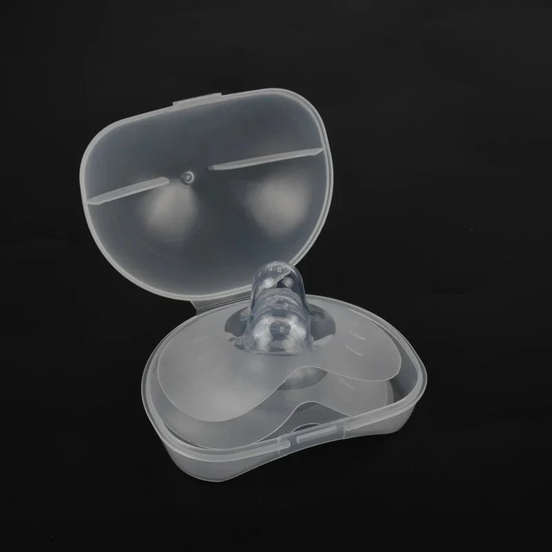 2Pcs Silicone Breastfeeding Nipple Protectors