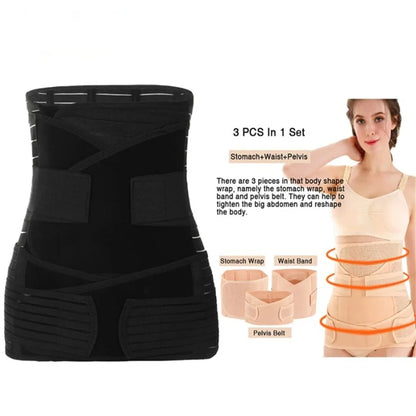 3 In 1 Shapewear Postpartum Belly Belt