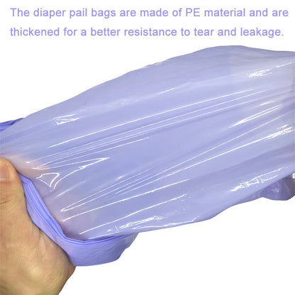 Purple Diaper Pail Refills Bags Tommee Tippee 1/5/10Pcs