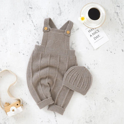 Baby Romper Strap w/ Hat