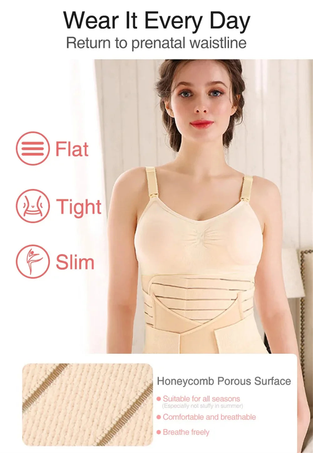 3 In 1 Shapewear Postpartum Belly Belt