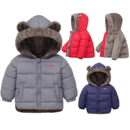 Jacket Hooded Cotton Outerwear