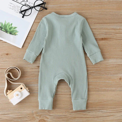 Unisex Baby Romper Playsuit Long Sleeve