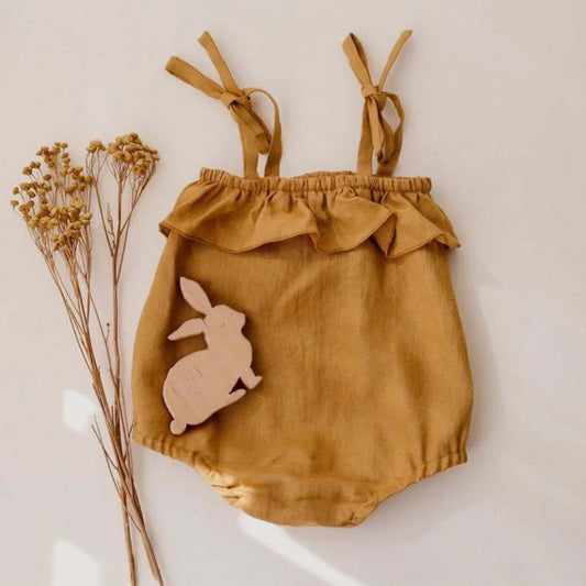 Ruffle Baby Girl Romper