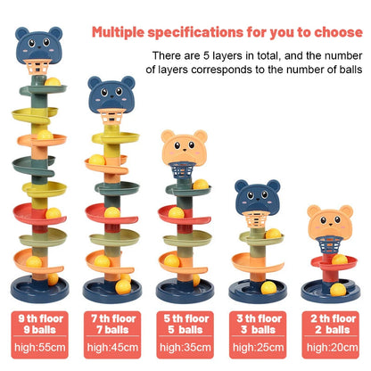 Montessori Baby Stacking Track