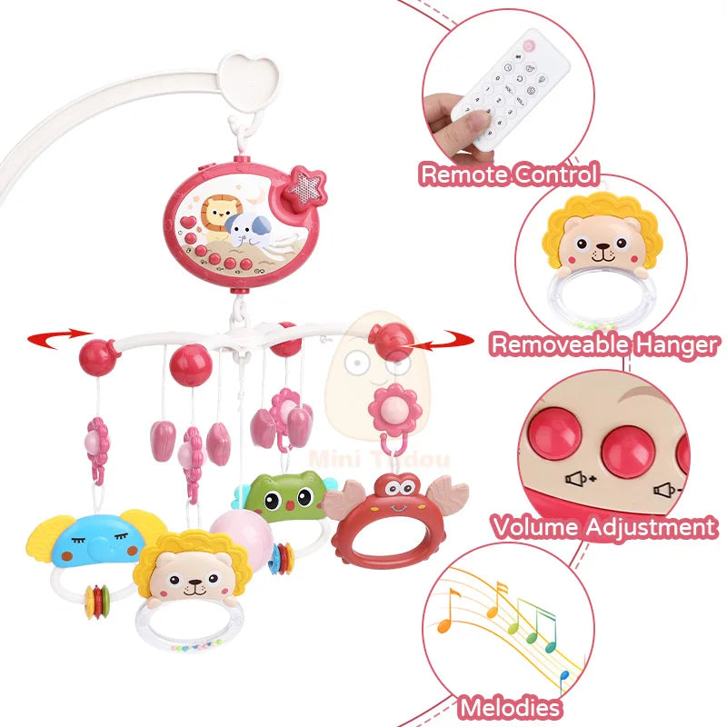 Baby Crib Rattle w/ Remote Control