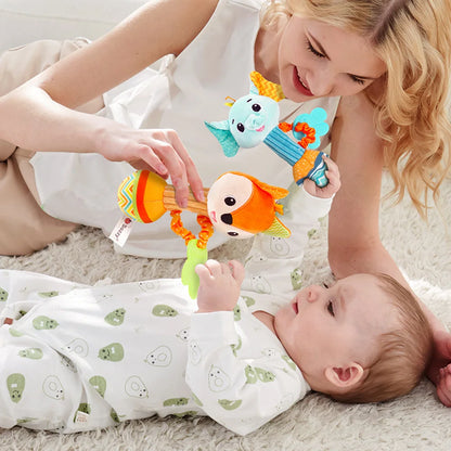Baby Rattle Soft Animal Shaker