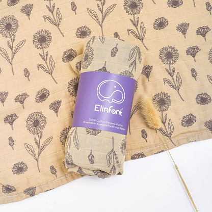 Bamboo Cotton Muslin Swaddle Blanket