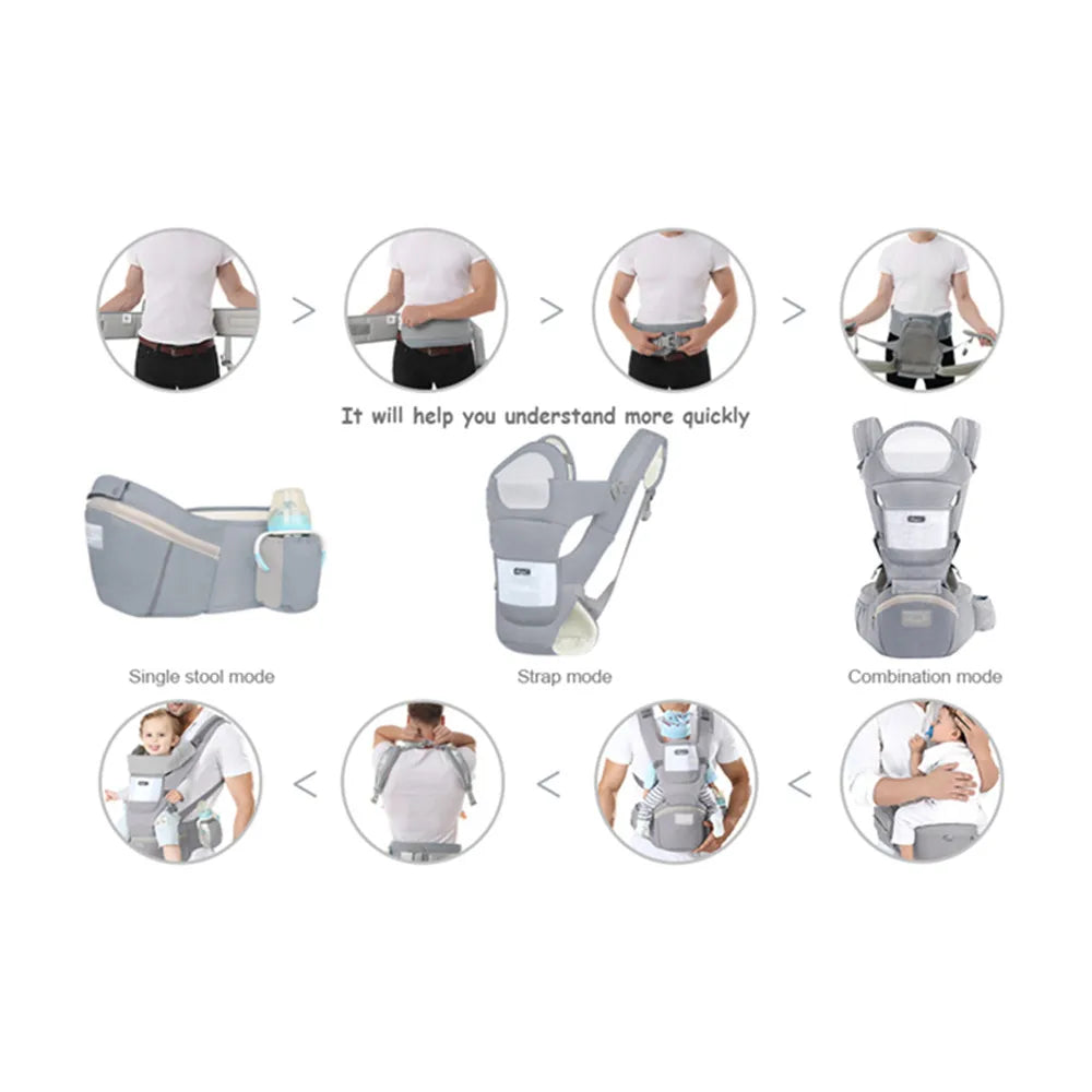 Cotton Baby Carrier Kangaroo Bag