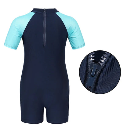 One-piece Swimsuit Short Sleeve