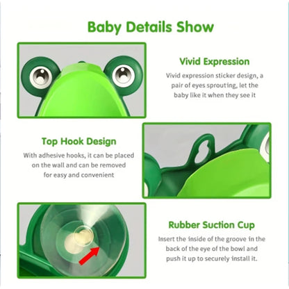 Baby Wall-mounted Urinal Frog Shape