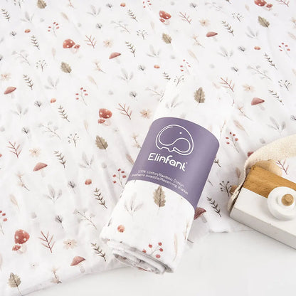 Bamboo Cotton Muslin Swaddle Blanket