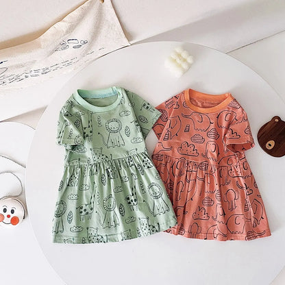 Short Sleeve Summer Dress