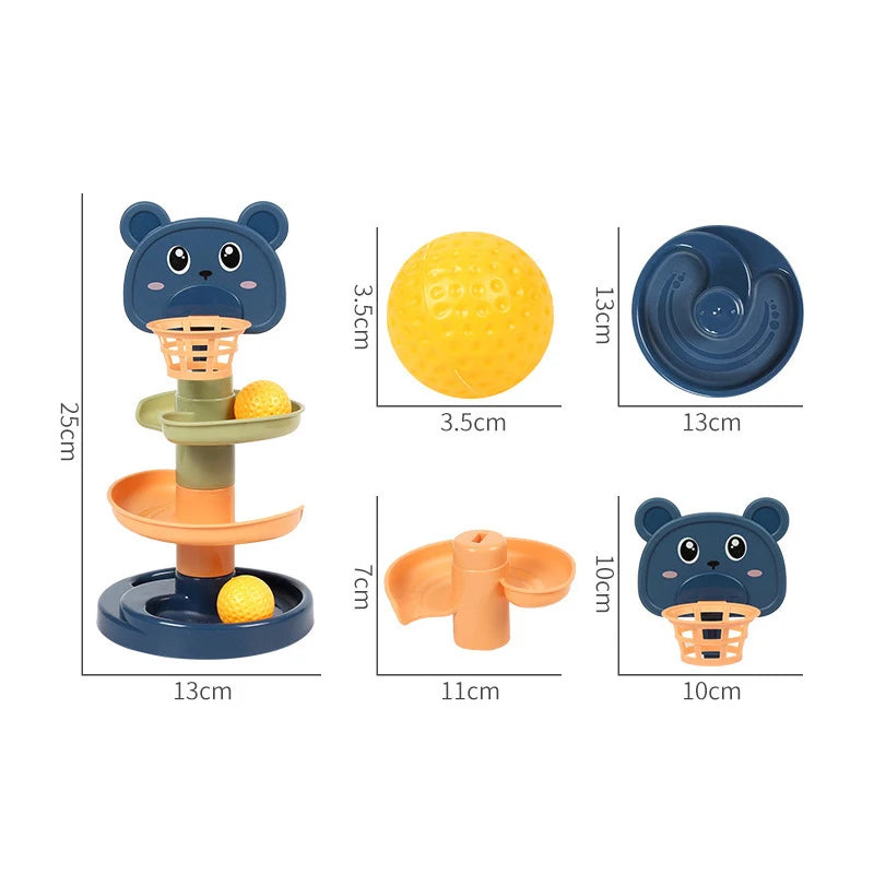 Montessori Baby Stacking Track