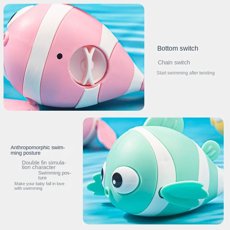 Baby Bath Cute Swimming Fish