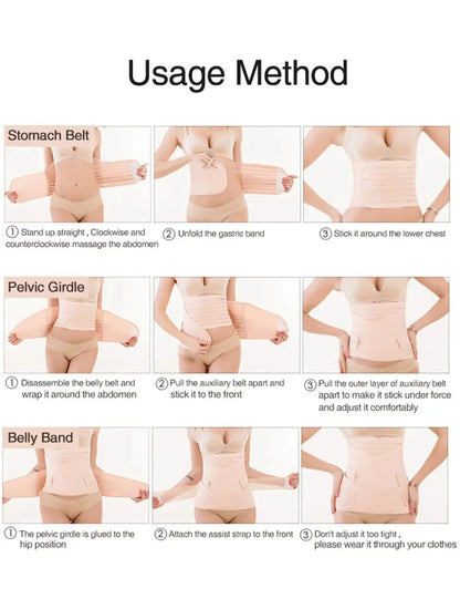 3 In 1 Shapewear Postpartum Belly Belt