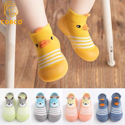 Animal Pattern Non-slip Silicone Baby Shoes
